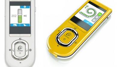 Good Design™ marks for Nucleus CR110 Remote Assistant Fitting (left) and the Nucleus CR120 Intraoperative Remote Assistant (right).